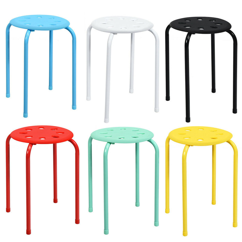 Chaise empilable sans accoudoirs, Assortis, Jaune