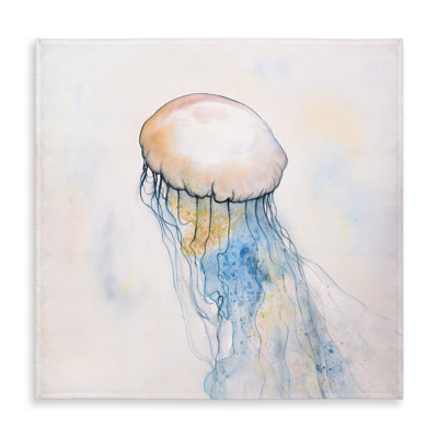 Watercolor Jellyfish Tablecloth - Sea Marine Home Decor