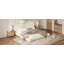 Grand lit escamotable mural avec tablettes