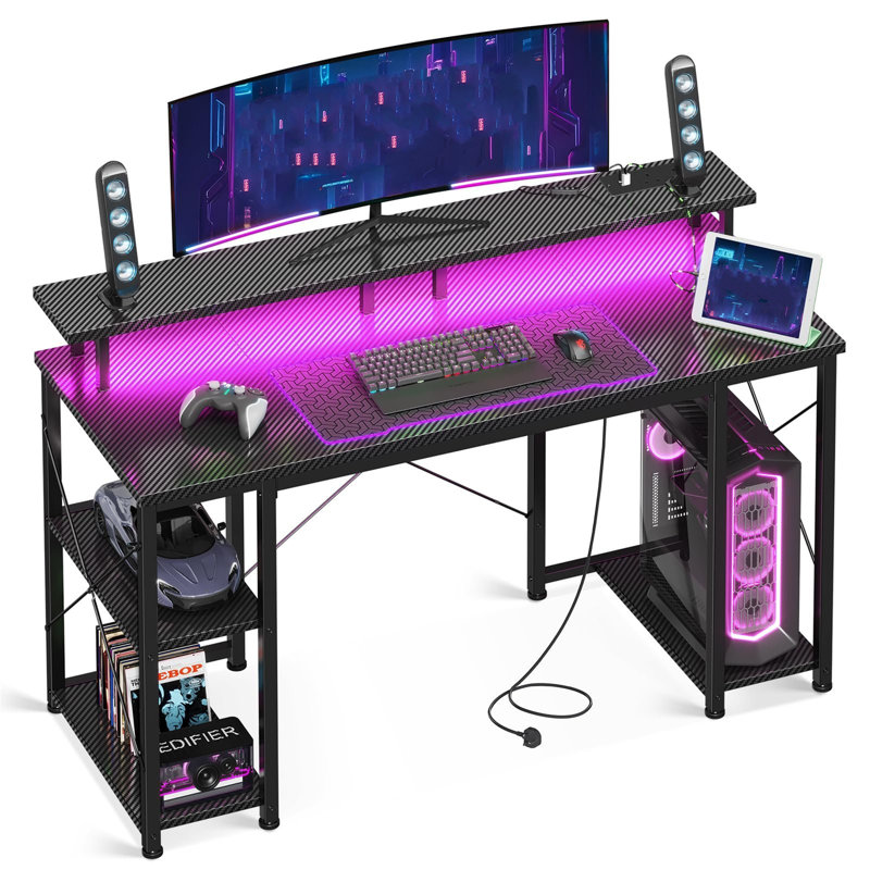 Metal Base Computer Desk