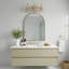 3-Lamp Gold Adjustable Glass Vanity Light