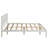 Platform Bed Frame With Headboard, With Wooden Slats, No Springs Required-323438666-305544028