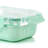 Martha Stewart 21 Ounce Glass Container with Snap On Lid in Mint