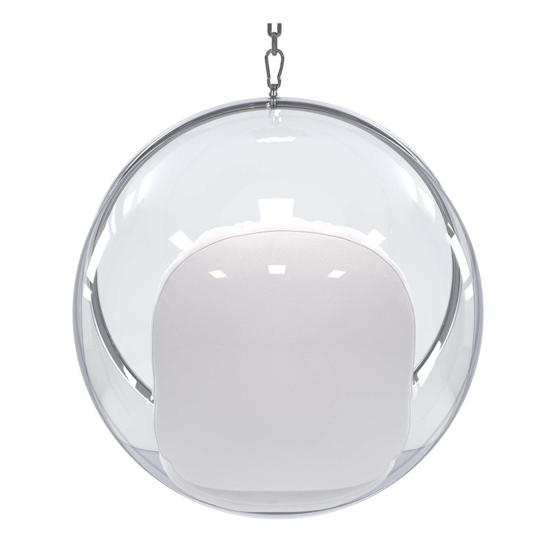 Fauteuil ballon argenté Gracie Mills