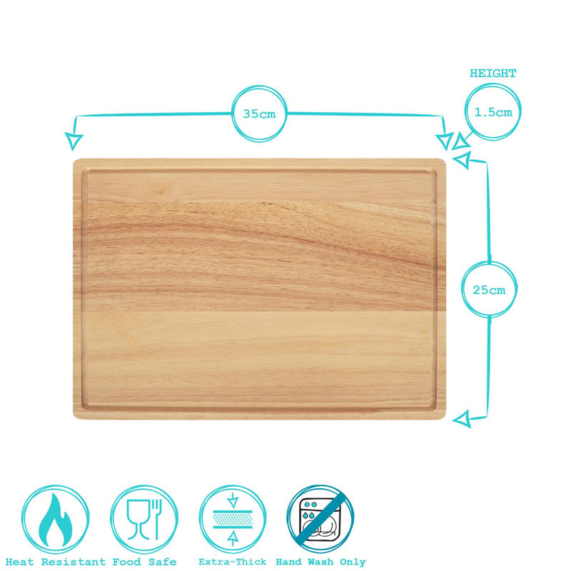 Argon Tableware Rectangle Wooden Chopping Board