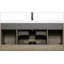 Meuble-lavabo flottant avec lavabo, meuble-lavabo mural moderne avec lavabo en résine et tiroirs à fermeture en douceur-544142056