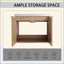 Meuble-lavabo mural 24 po avec lavabo et armoire latérale, portes à fermeture en douceur 24 po-1093294651