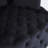 Black Velvet Living Room Accent - 40.6 In. Width Chair, Foam Filled Armchair For Interior Inches Wide,-599592815