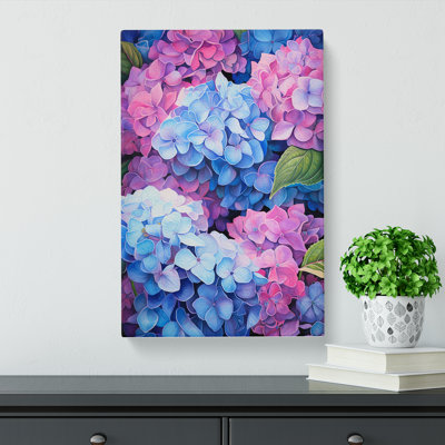 Hydrangea Tachisme No.2 - No Frame Print