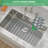 26" x 14" Sink Grid Non-Slip Silicone Sink Mat