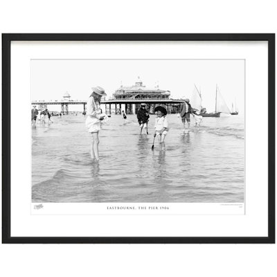 Eastbourne, the Pier 1906 1 Piece Single Picture Frame Wall Art