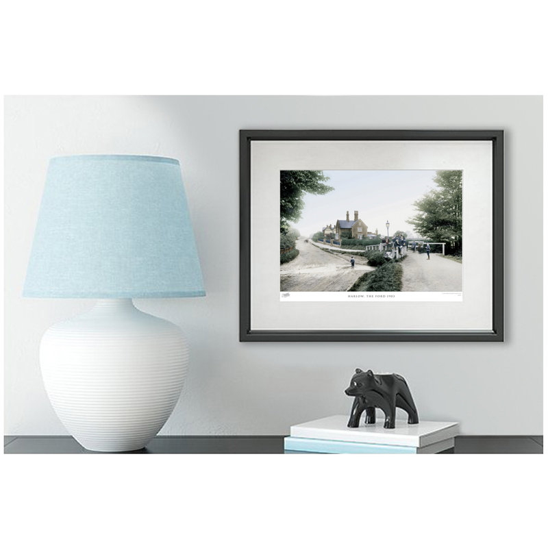 Harlow, The Ford 1903 by Francis Frith - Single Picture Frame Print, 28cm H x 36cm W x 2.3cm D