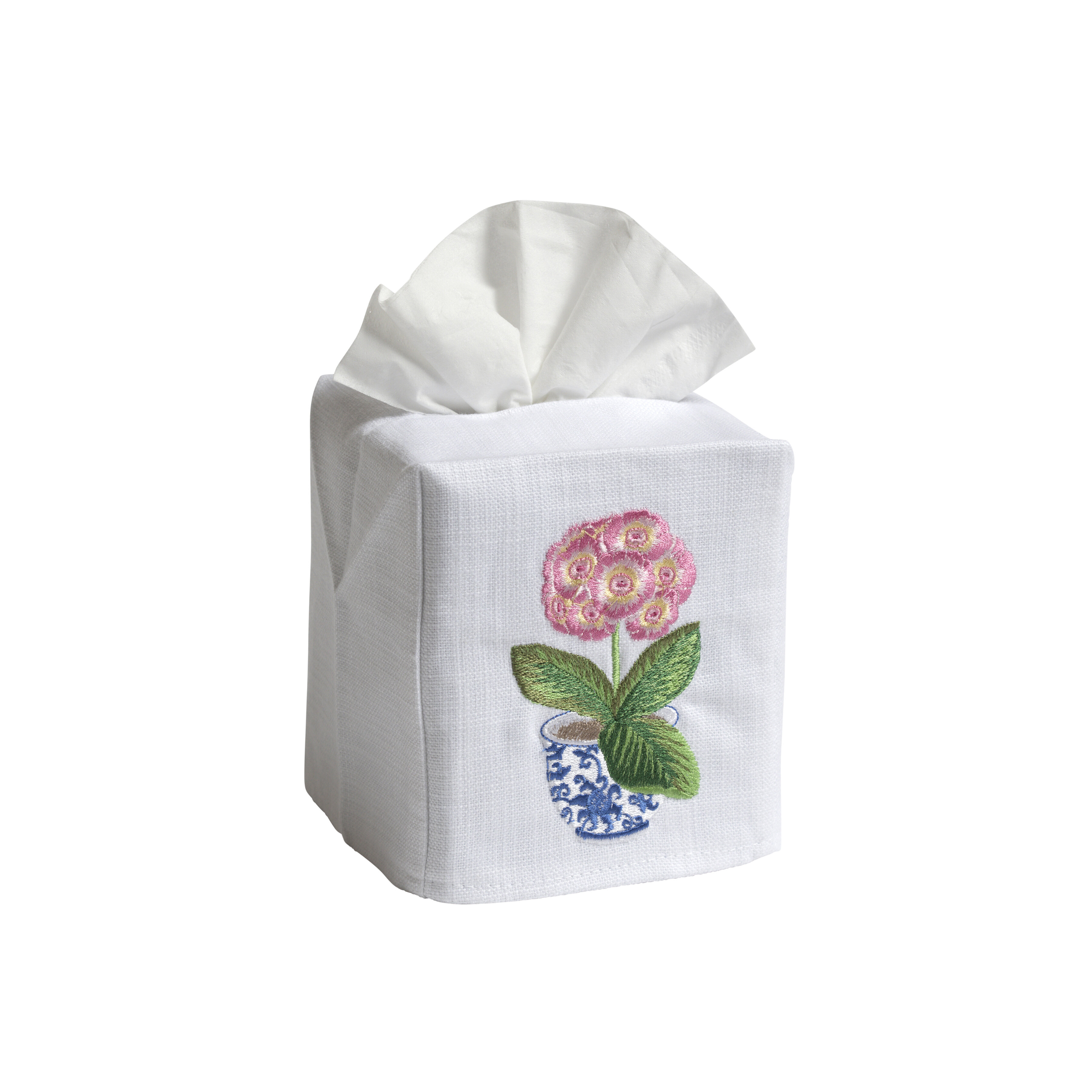 Linen Cubic Tissue Box Cover by Jacaranda Living