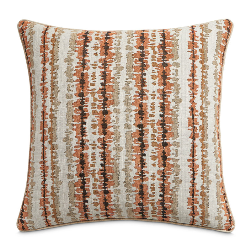 Antigua Square Pillow Cover & Insert, Spice Abstract