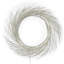  Couronne de brindilles artificielle blanche pré-éclairée avec lumières DEL, branches scintillantes à piles pour les fêtes et un décor à l'année, parfaite pour les décorations de portes et de murs, blanc