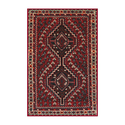 Tapis jaune clair/marron/noir Mcenroe