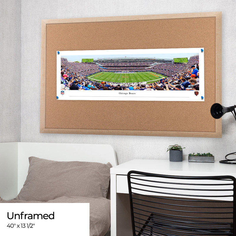 Chicago Bears, No Mat, Paper, 13.5" H x 40" W x 0.1" D