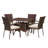 Koontz 4 - Person Patio Dining Set with Rectangular Table-1016120436