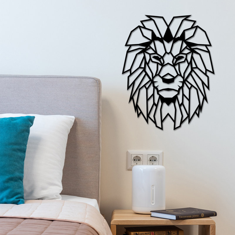 Elegant Black Decorative Metal Wall Accessory, 15.8 x 19.7 inches | 100% Metal Construction, Thickness: 0.05 inches | Perfect for Home Decor, Modern Aesthetic, and Unique Wall Art Accent