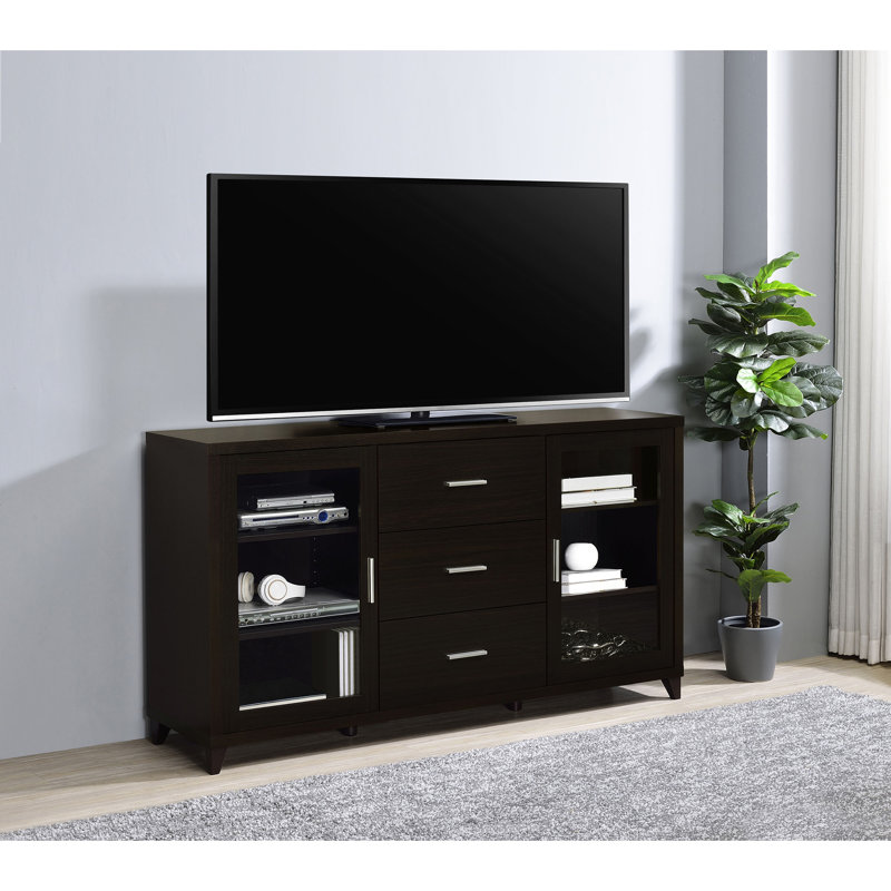 Cappuccino 3-Drawer Rectangular TV Console | Gift Idea