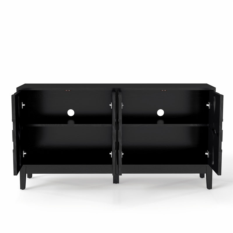 Buffet Mid Mid Century, Noir