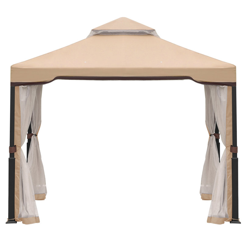 Abri de jardin pour auvent portatif, Kaki