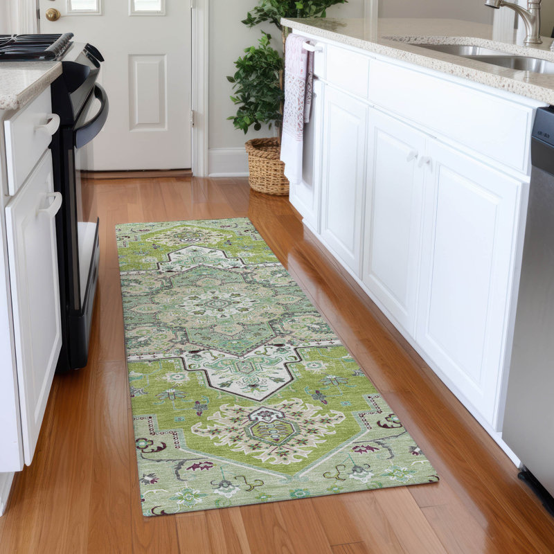 Premium Machine Washable Cossette AMF1036 Oriental Rug, Runner 2'3" x 7'6"