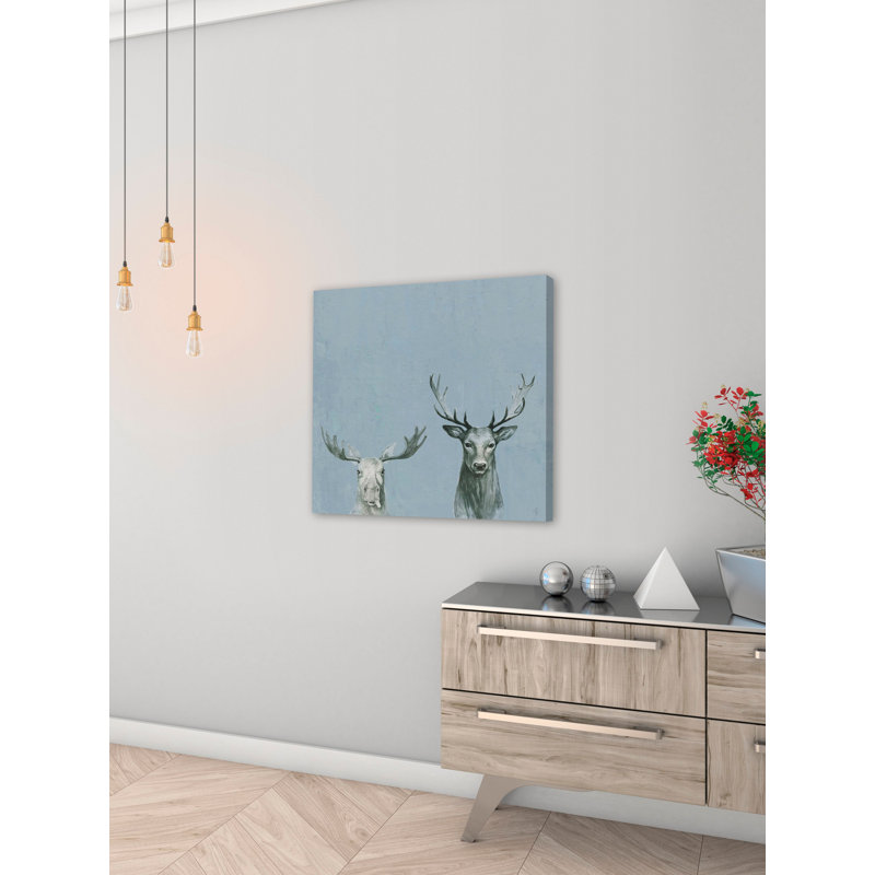 «Antler Rules», reproduction sur toile tendue, H 24 po x l 24 po x P 1,5 po
