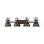 Ensemble de meuble-lavabo 4 lumières Brynnan-107150008-107150013