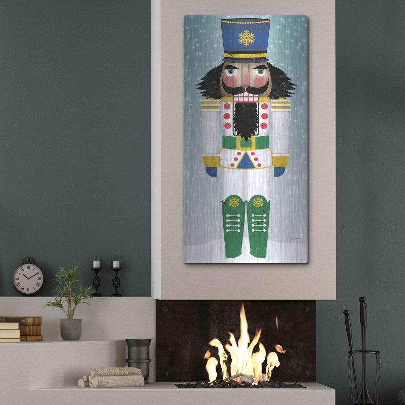 «Joyful Nutcracker IV» par Ryan Fowler, art mural en métal, 12 po x 24 po, H 48 po x l 24 po