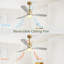 Ventilateur de plafond 52 po avec lumières DEL Laelah-588543171-588543228