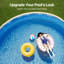 Revêtement pour piscine rond de style mur Unibead 52 po à hauteur de mur durable-111282425