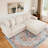 103" W Corduroy L-Shaped Sectional with Deep Seats-2013876127