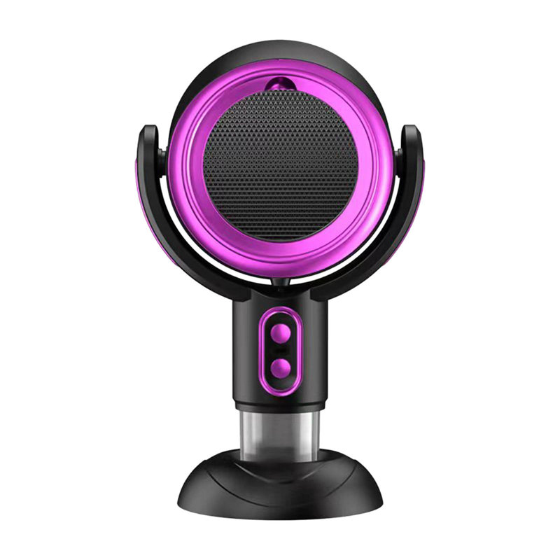 Ventilateur compact et multifonctionnel avec filtre aromathérapie et ventilateur compact Kondieu, Purple
