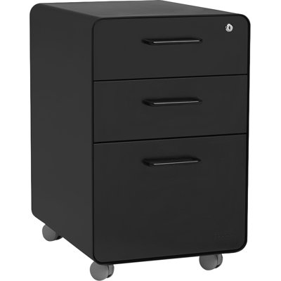  Stow 3-Drawer File Cabinet, With Caster