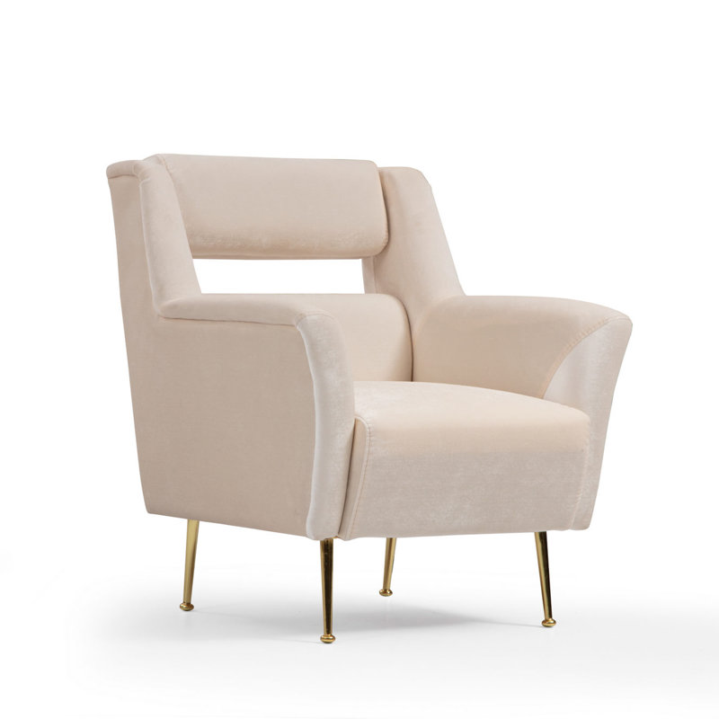 Fauteuil à oreilles en polyester l 29,92 "Wing