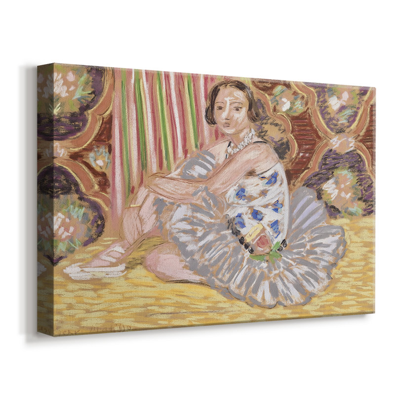Danseuse assise (Danseuse assise) -Henri Matisse-Toile tendue avec châssis-c. Années 1920, 12 x 18