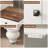 Farmhouse End Table, Side Table, Nightstand With Adjustable Shelf And Drawer