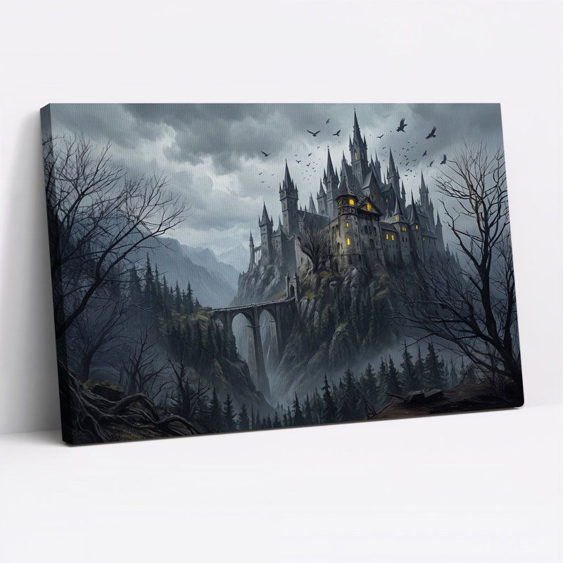 Art mural sur toile Halloween, H 20 po x l 30 po