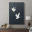 Grues sur Indigo II - Cavas enveloppés de galerie-2060951456