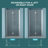 Stylish 30"W X 72"H Fold Frameless Shower Door With Tempered Glass-111795442