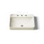 Vox Vitreous China Rectangular Vessel Bathroom Sink with Overflow-856925035-870115874
