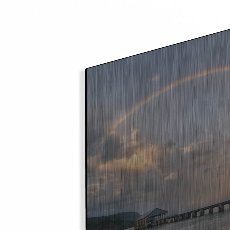 " Rainbow Pier " by Dennis Frates, 12" H x 16" W