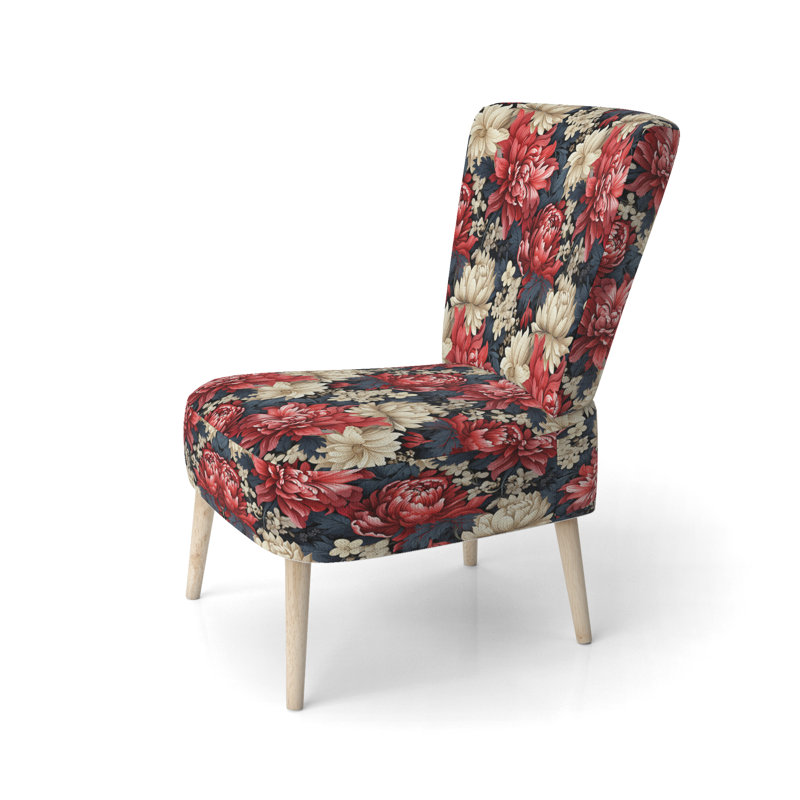 Fauteuil d'appoint Mystic Red Damask Whispers