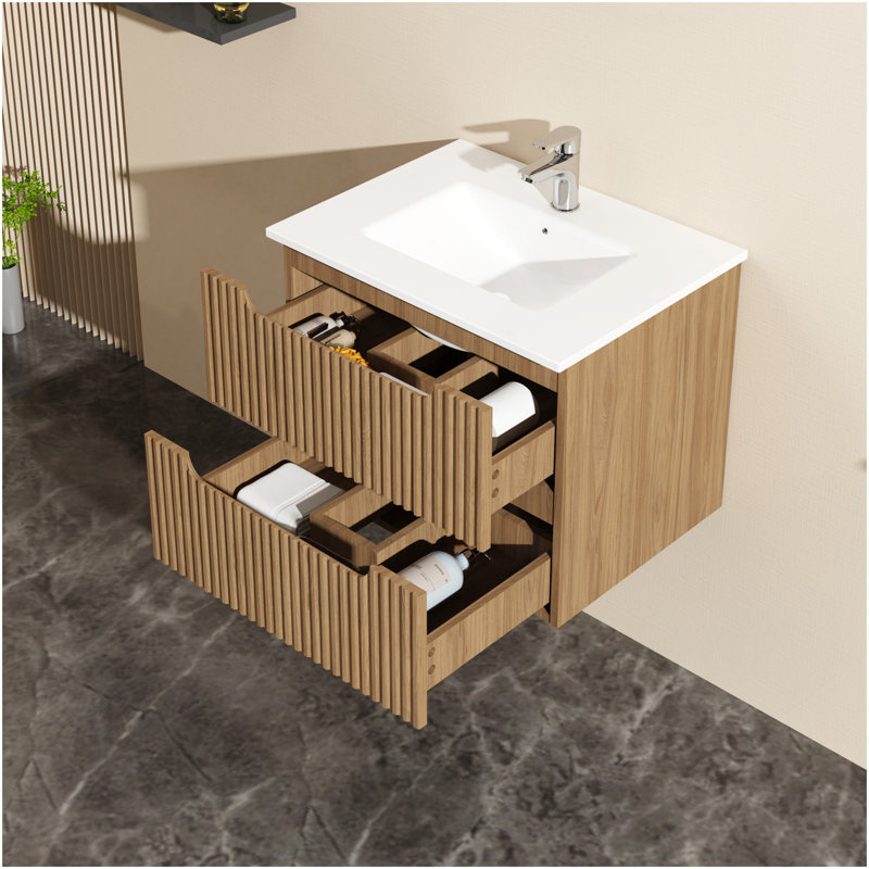 Meuble-lavabo mural flottant 24 po Goodyo (armoire seulement)