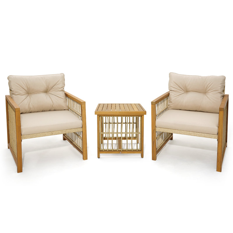 Nesta 2 - Person Patio Conversation Sets with Cushions