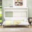 Lit escamotable en bois avec imprimé tendance, éclairage DEL et charge USB-139976163-139976160