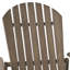 Chaise Adirondack pliante pour l'extérieur