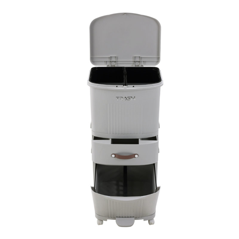45 Litre Step-On/Hand Press Tresh Can
