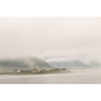 Jale Norway Village In Fog by Weisemaxhelloween - Wrapped Canvas Print